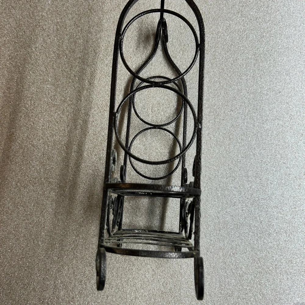 Ornate‎ Wrought Iron Wine Rack/Stand